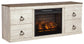 Willowton TV Stand with Electric Fireplace Signature Design by Ashley®