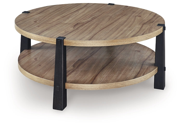 Ridgester Round Cocktail Table Signature Design by Ashley®