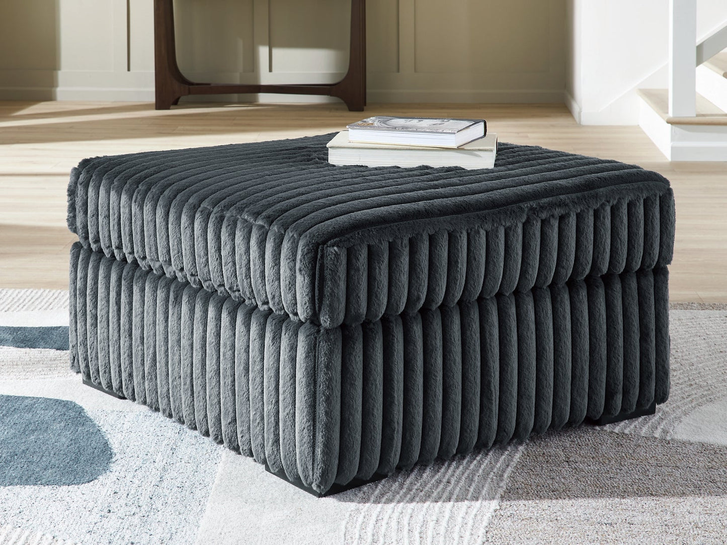 Midnight-Madness Oversized Accent Ottoman Signature Design by Ashley®