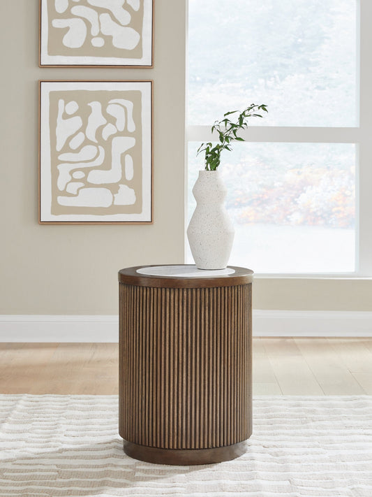 Hadonna Round End Table Signature Design by Ashley®