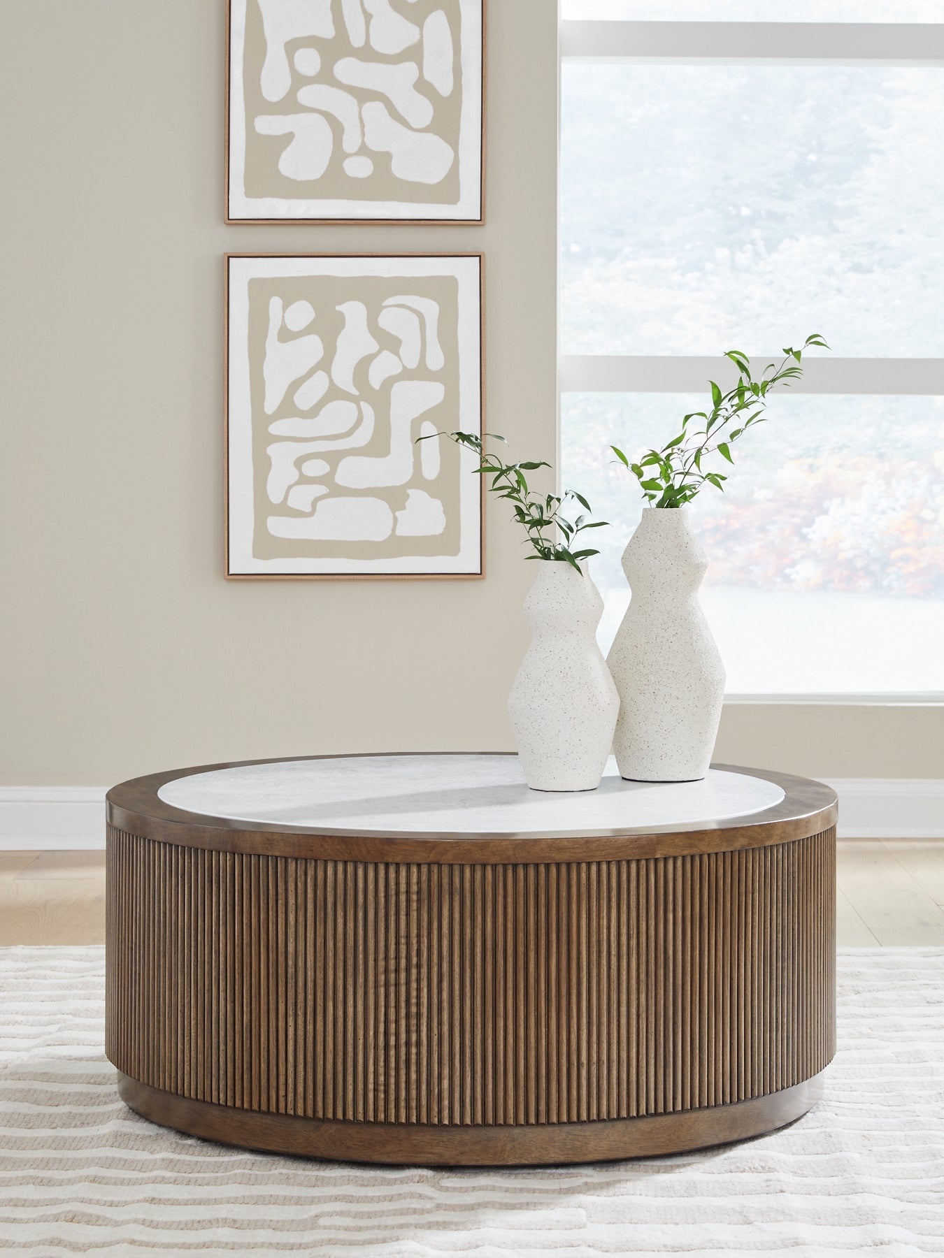 Hadonna Round Cocktail Table Signature Design by Ashley®