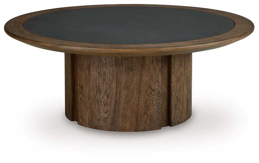 Dontayne Round Cocktail Table Signature Design by Ashley®