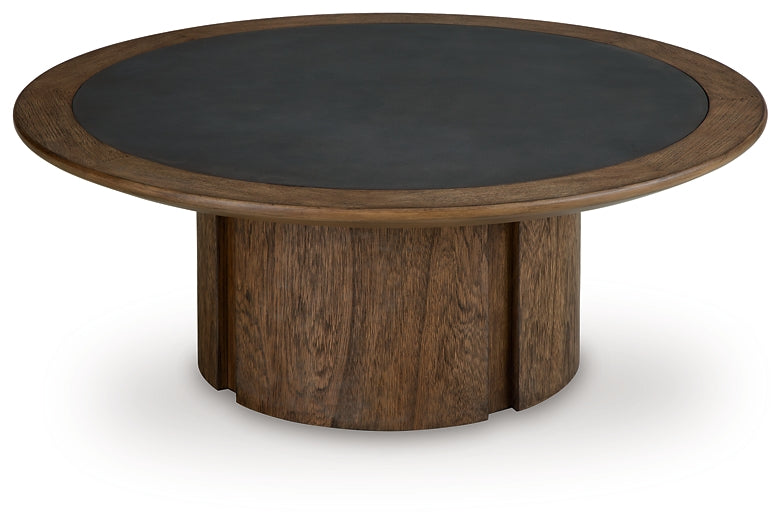 Dontayne Round Cocktail Table Signature Design by Ashley®