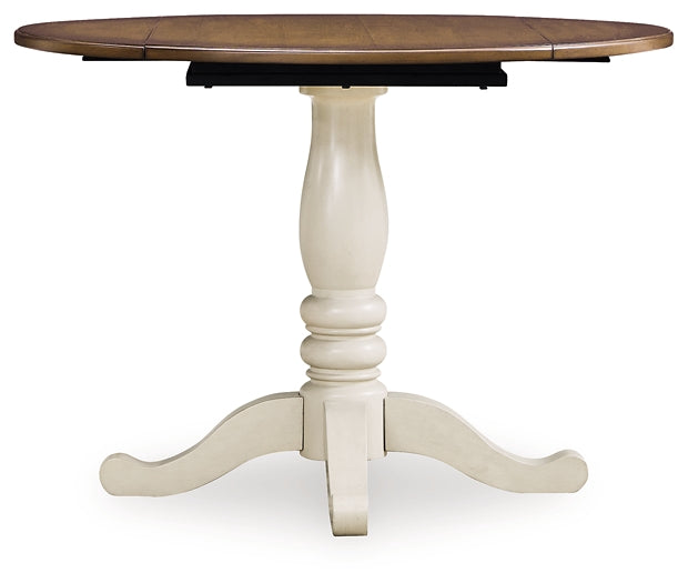 Wirloni Round DRM Drop Leaf Table Signature Design by Ashley®