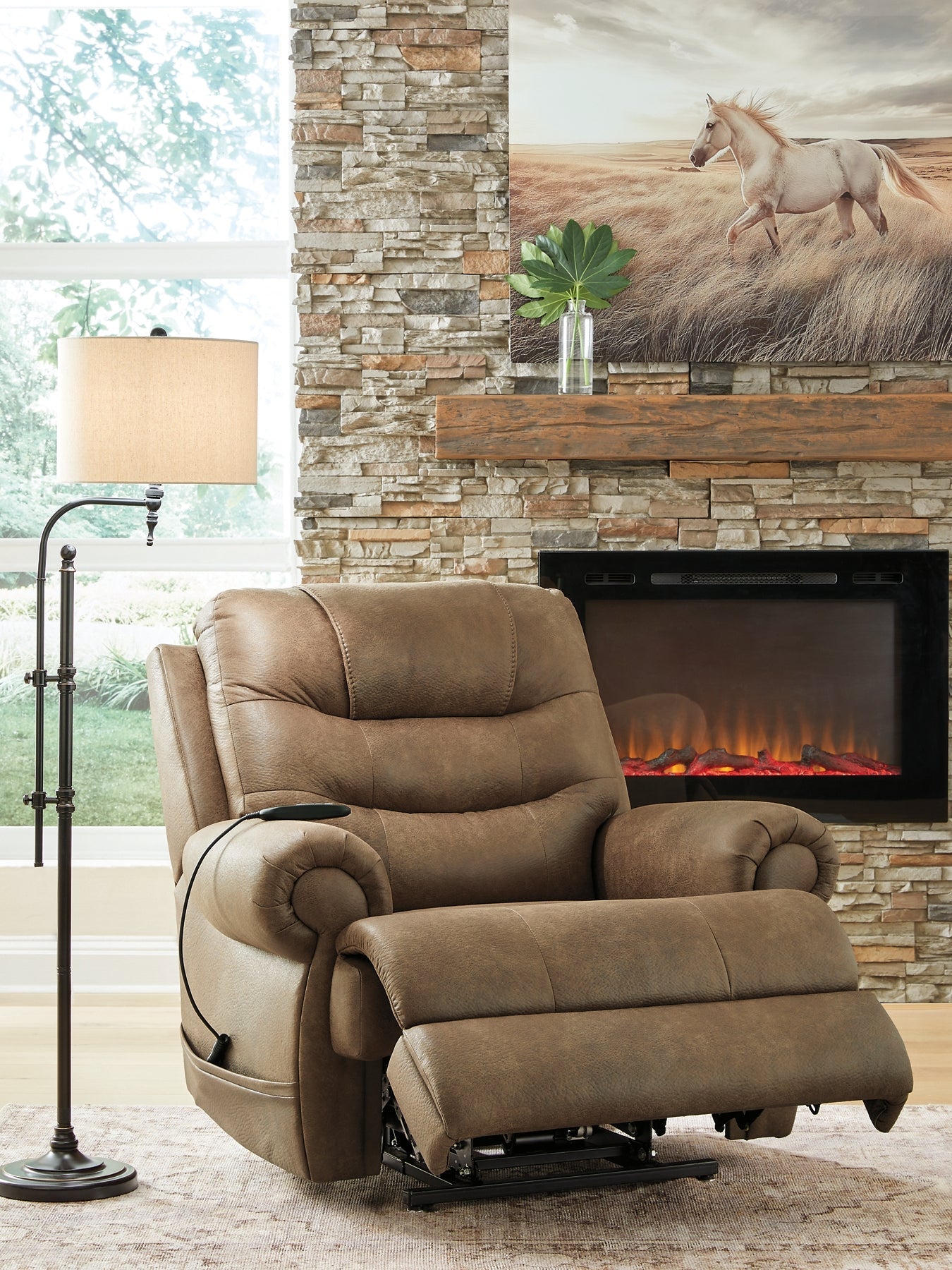 Revived and Restored Power Lift Recliner Signature Design by Ashley®