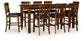 Ralene Counter Height Dining Table and 8 Barstools Signature Design by Ashley®