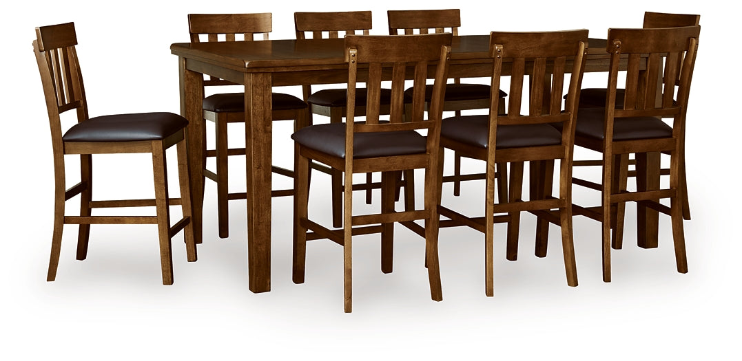 Ralene Counter Height Dining Table and 8 Barstools Signature Design by Ashley®