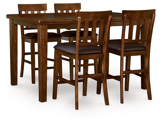 Ralene Counter Height Dining Table and 4 Barstools Signature Design by Ashley®