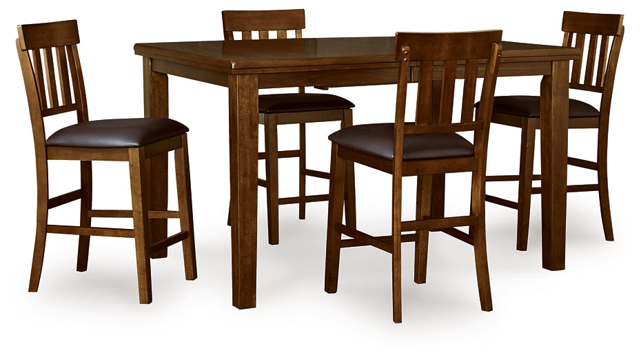 Ralene Counter Height Dining Table and 4 Barstools Signature Design by Ashley®