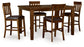 Ralene Counter Height Dining Table and 4 Barstools Signature Design by Ashley®