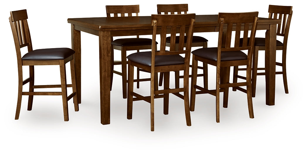 Ralene Counter Height Dining Table and 6 Barstools Signature Design by Ashley®