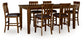 Ralene Counter Height Dining Table and 6 Barstools Signature Design by Ashley®