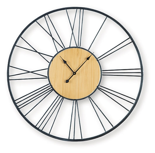 Brockett Wall Clock Signature Design by Ashley®