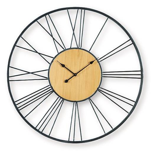 Brockett Wall Clock Signature Design by Ashley®