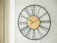 Brockett Wall Clock Signature Design by Ashley®