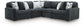 Midnight-Madness 5-Piece Sectional Signature Design by Ashley®
