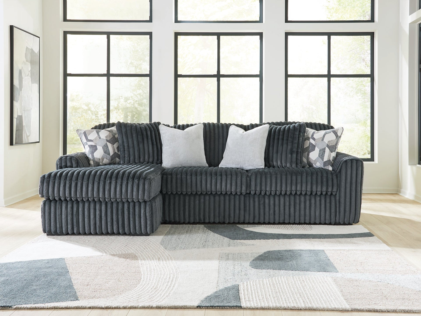 Midnight-Madness 2-Piece Sectional Sofa Chaise Signature Design by Ashley®