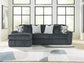 Midnight-Madness 2-Piece Sectional Sofa Chaise Signature Design by Ashley®