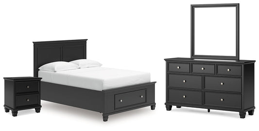 Lanolee Full Panel Storage Bed, Dresser, Mirror and Nightstand Signature Design by Ashley®