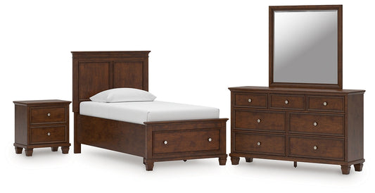 Danabrin Twin Panel Storage Bed, Dresser, Mirror and Nightstand Signature Design by Ashley®