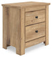 Makidern Two Drawer Night Stand Signature Design by Ashley®
