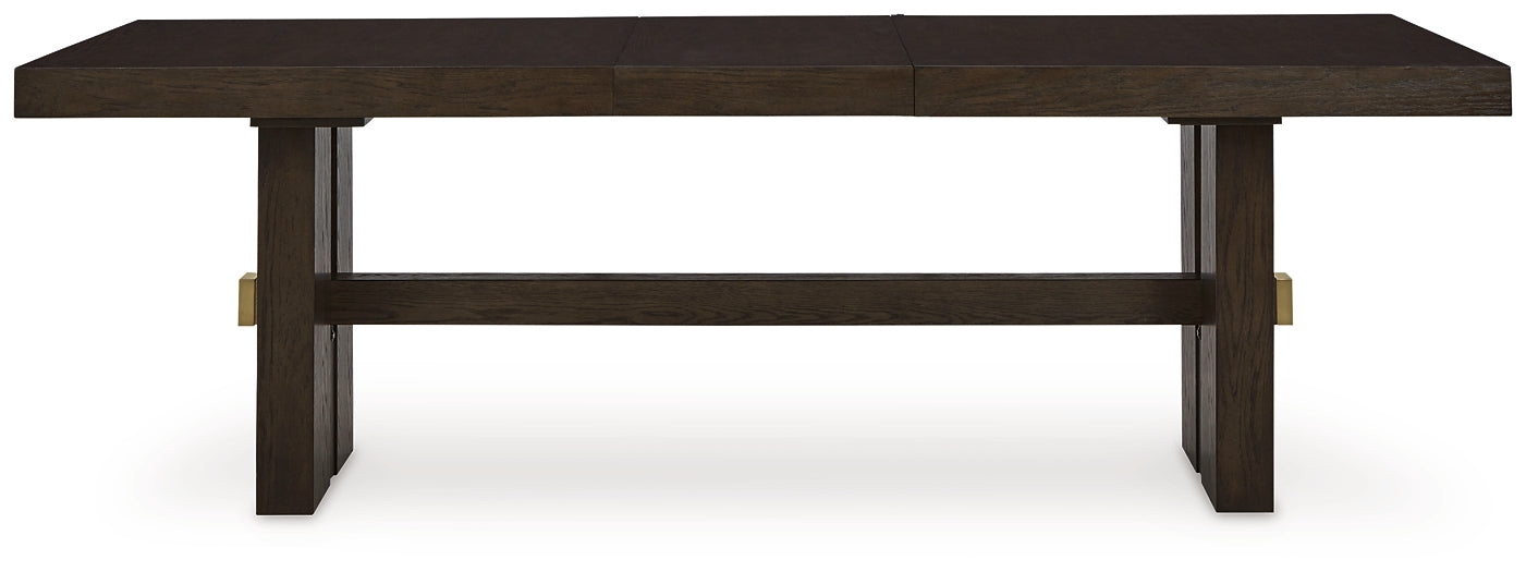 Burkhaus Dining Table and 6 Chairs Signature Design by Ashley®