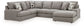 Lindon 3-Piece Sectional with Chaise Benchcraft®