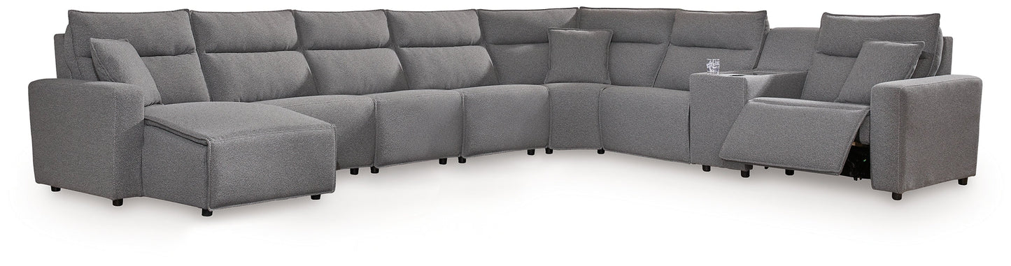 Modmax II 8-Piece Power Reclining Sectional with Console Signature Design by Ashley®