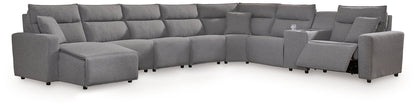 Modmax II 8-Piece Power Reclining Sectional with Console Signature Design by Ashley®