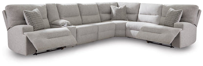 Acklen Place 7-Piece Power Sectional Reclining Sofa with Storage Console Signature Design by Ashley®