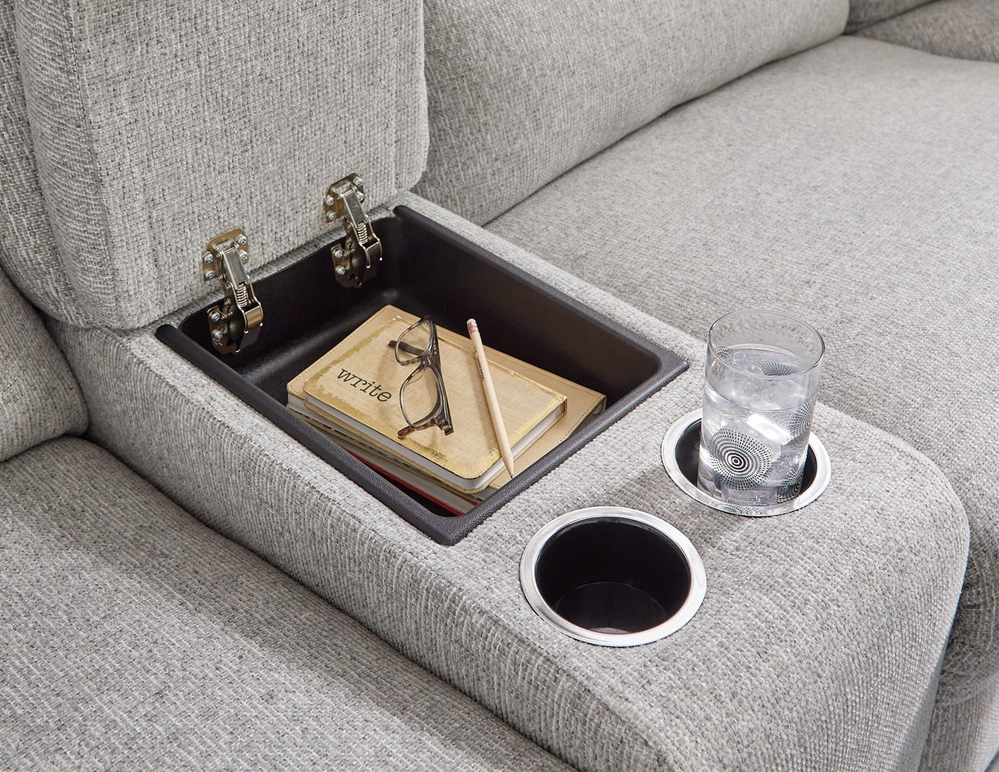 Acklen Place 7-Piece Power Sectional Reclining Sofa with Storage Console Signature Design by Ashley®