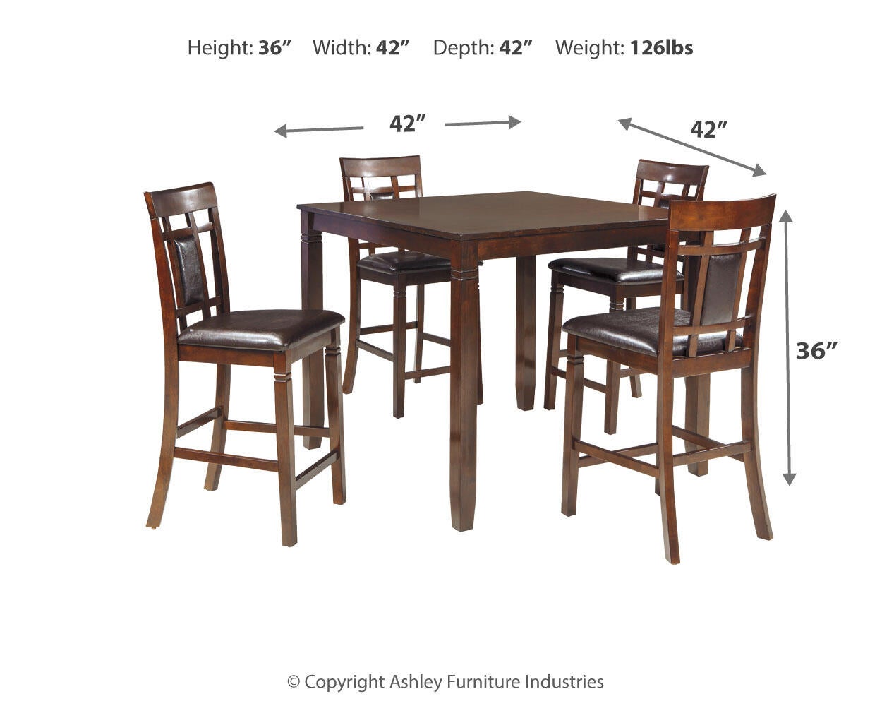 Bennox DRM Counter Table Set (5/CN) Signature Design by Ashley®