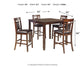 Bennox DRM Counter Table Set (5/CN) Signature Design by Ashley®