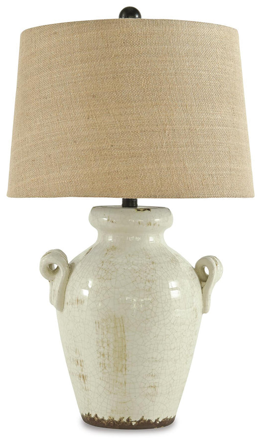 Emelda Ceramic Table Lamp (1/CN) Signature Design by Ashley®