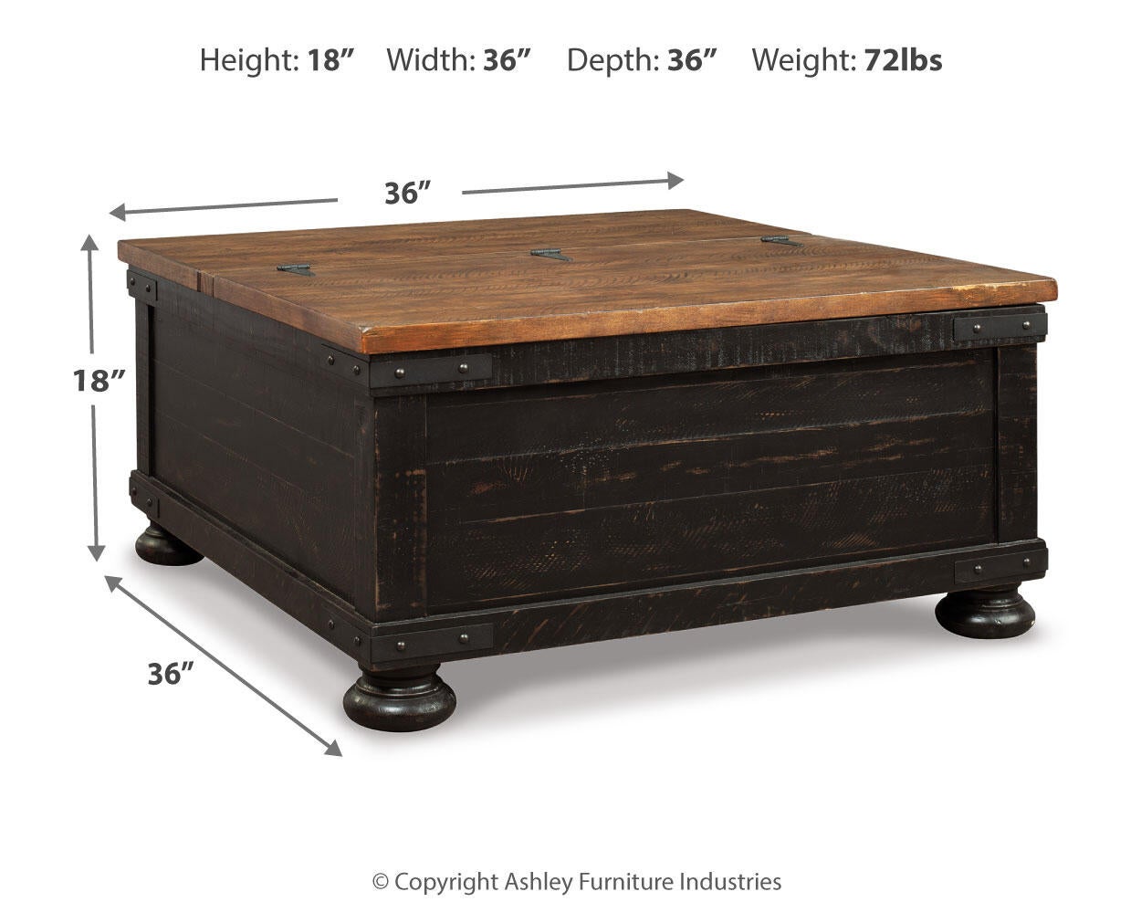 Valebeck Lift Top Cocktail Table Signature Design by Ashley®