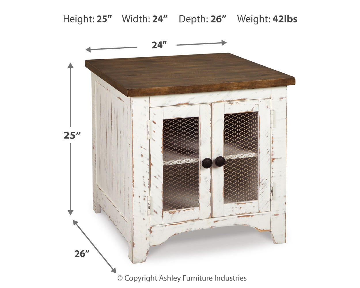 Wystfield Rectangular End Table Signature Design by Ashley®