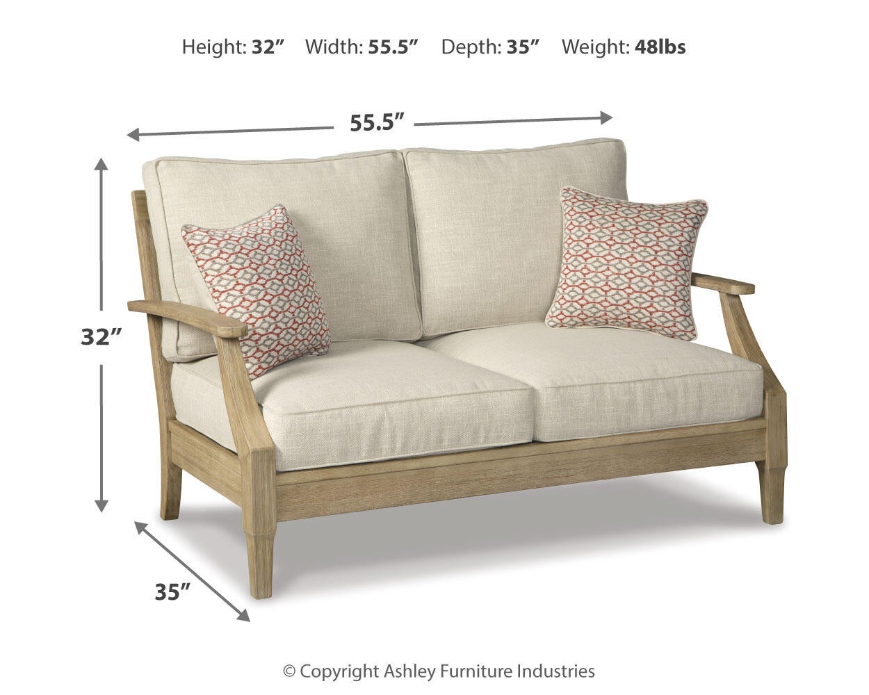 Clare View Loveseat w/Cushion Signature Design by Ashley®