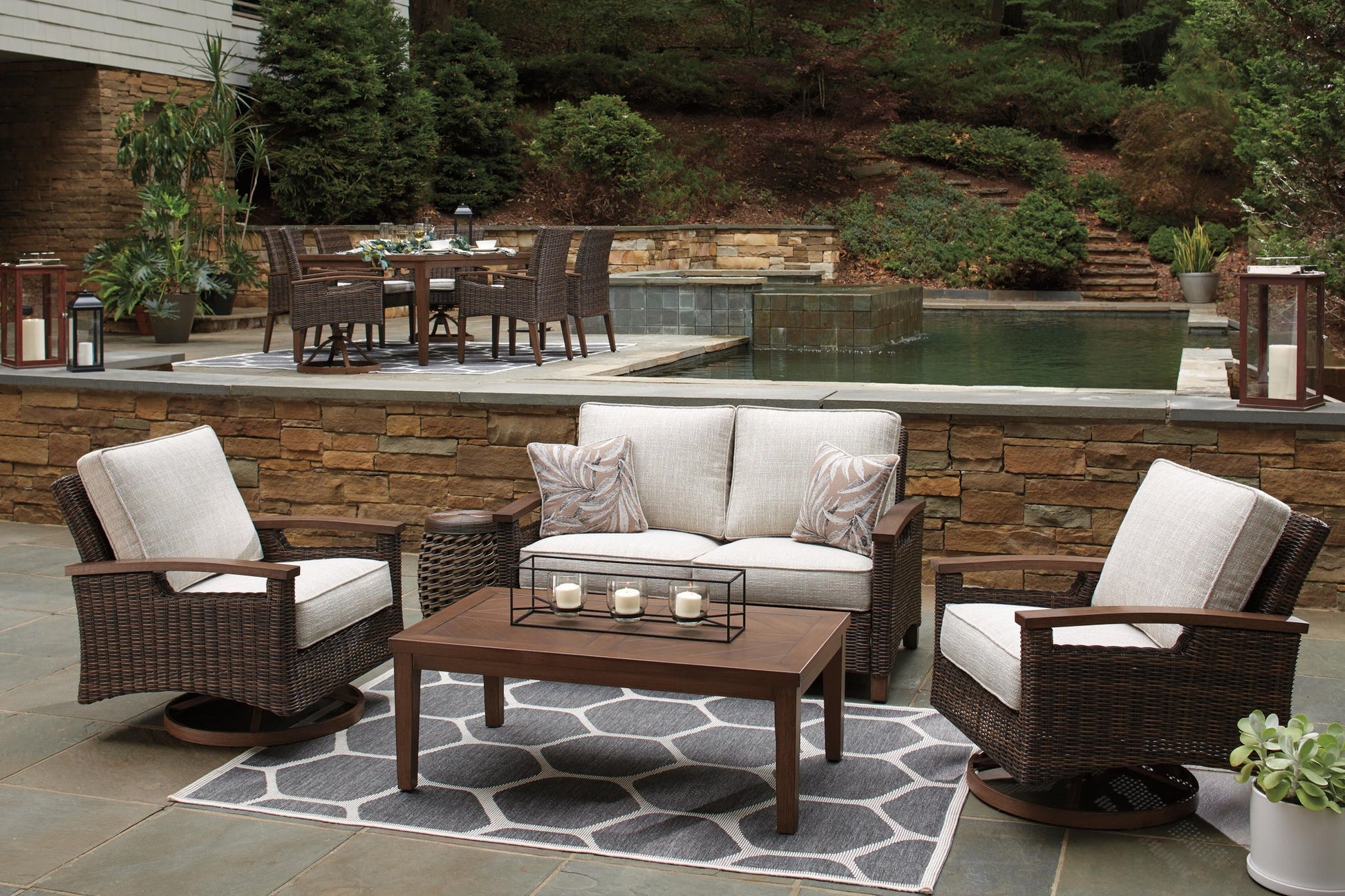 Paradise Trail Loveseat w/Cushion Signature Design by Ashley®