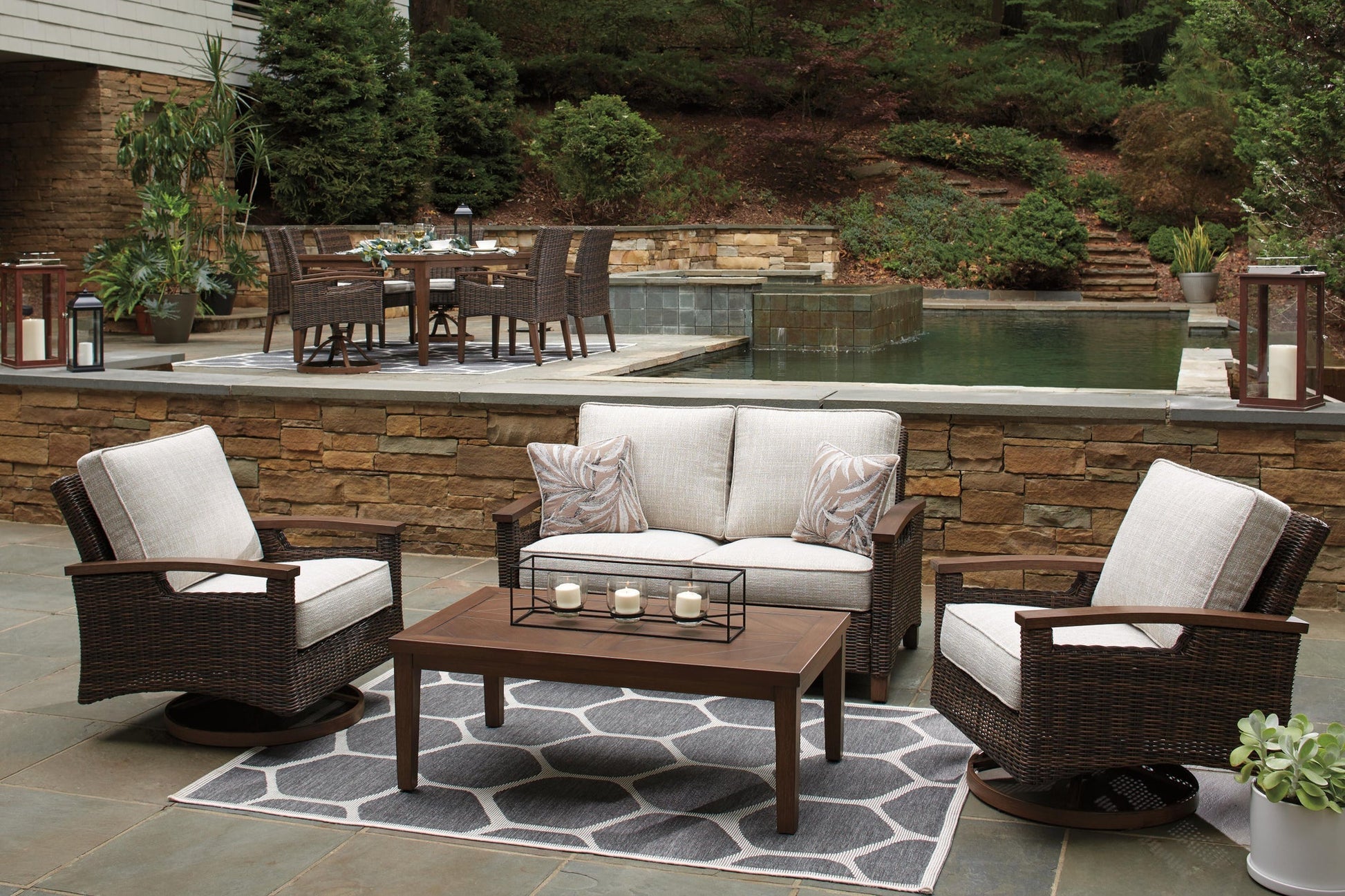 Paradise Trail Loveseat w/Cushion Signature Design by Ashley®