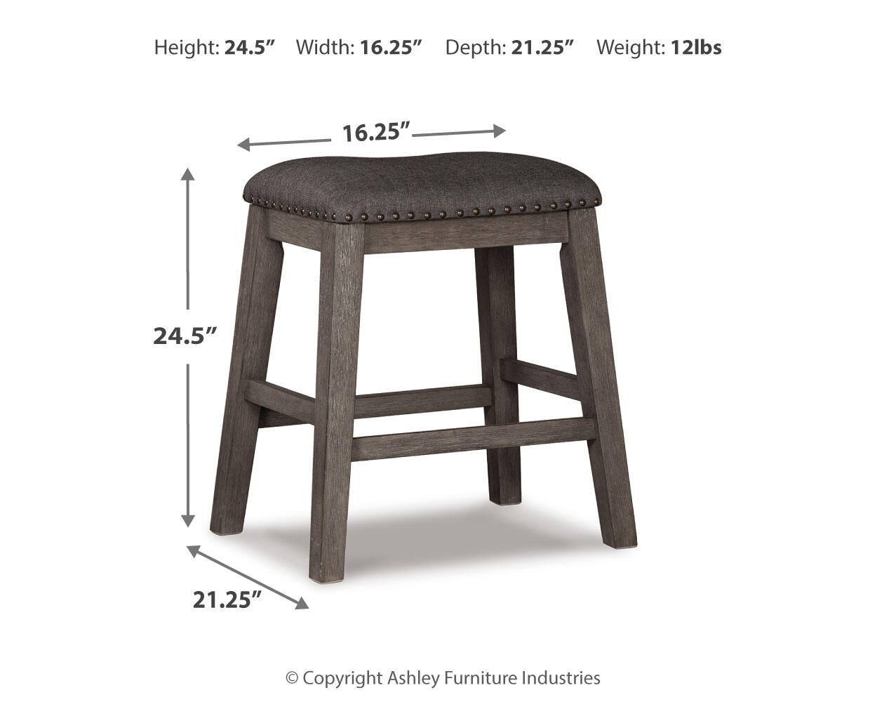 Caitbrook Upholstered Stool (2/CN) Signature Design by Ashley®