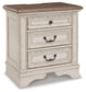 Realyn Three Drawer Night Stand Signature Design by Ashley®