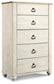 Willowton Five Drawer Chest Signature Design by Ashley®