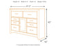 Juararo Six Drawer Dresser Signature Design by Ashley®