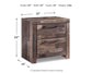 Derekson Two Drawer Night Stand Benchcraft®