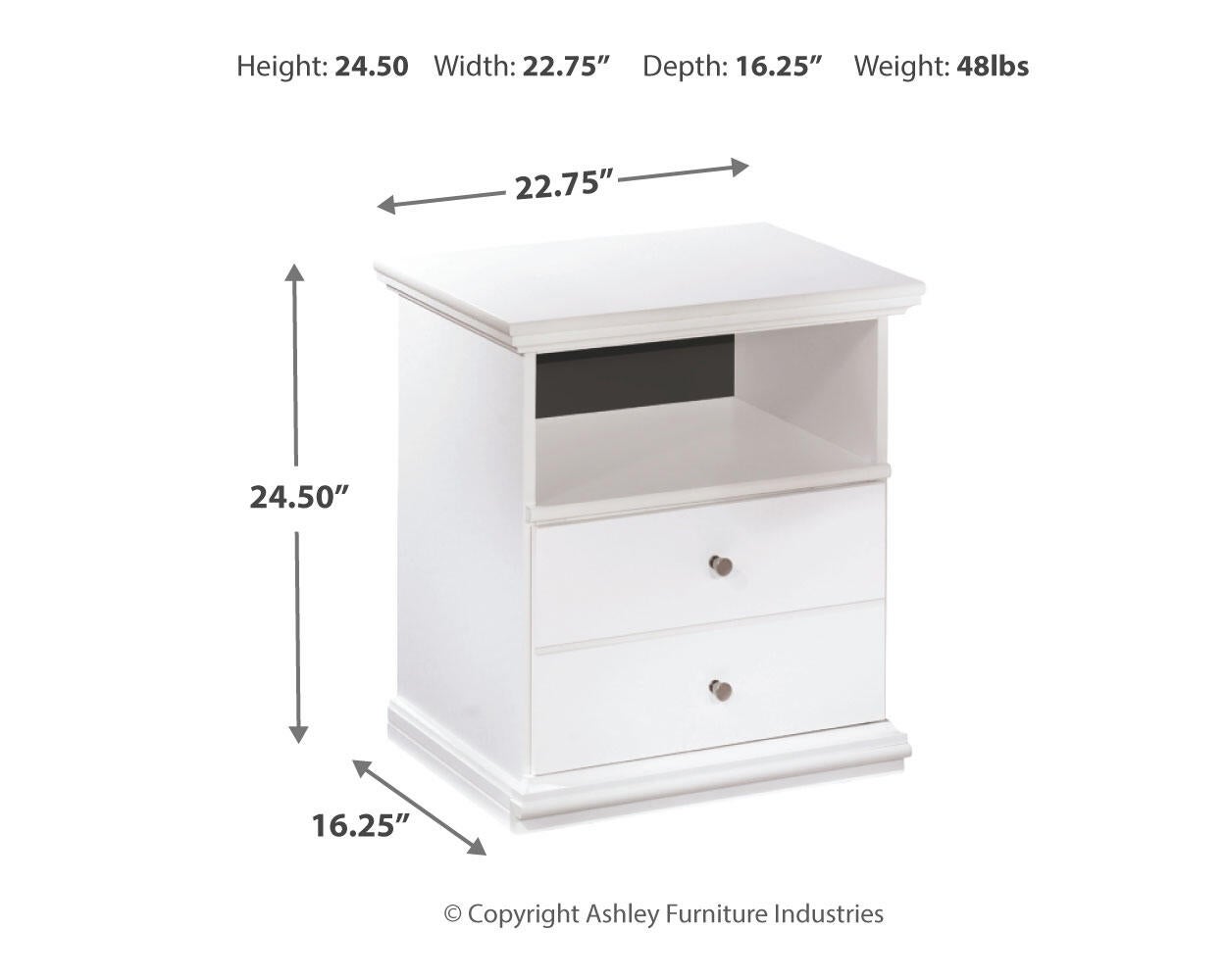 Bostwick Shoals One Drawer Night Stand Signature Design by Ashley®