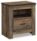 Trinell One Drawer Night Stand Signature Design by Ashley®