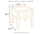 Todoe Rectangular End Table Signature Design by Ashley®