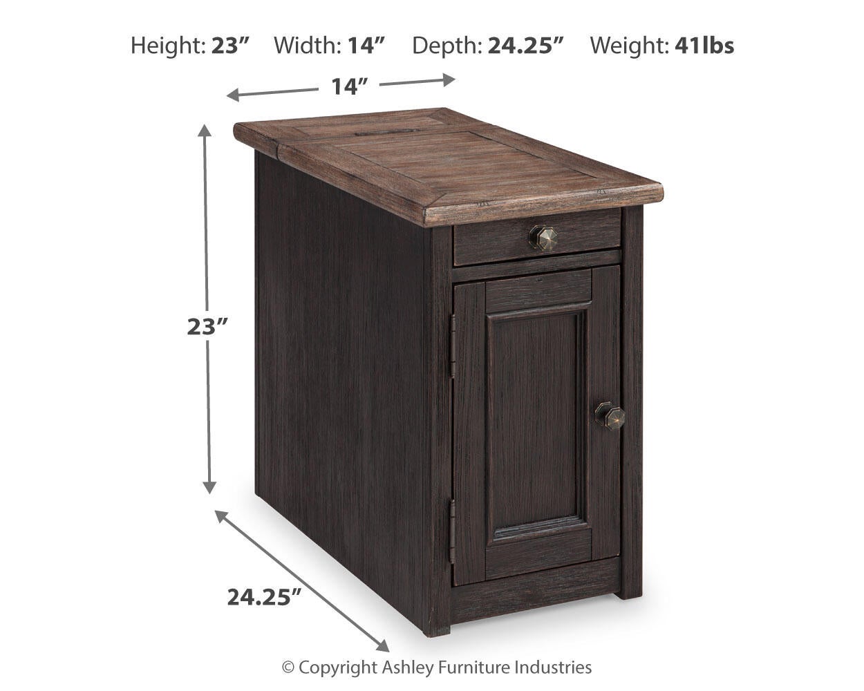 Tyler Creek Chair Side End Table Signature Design by Ashley®