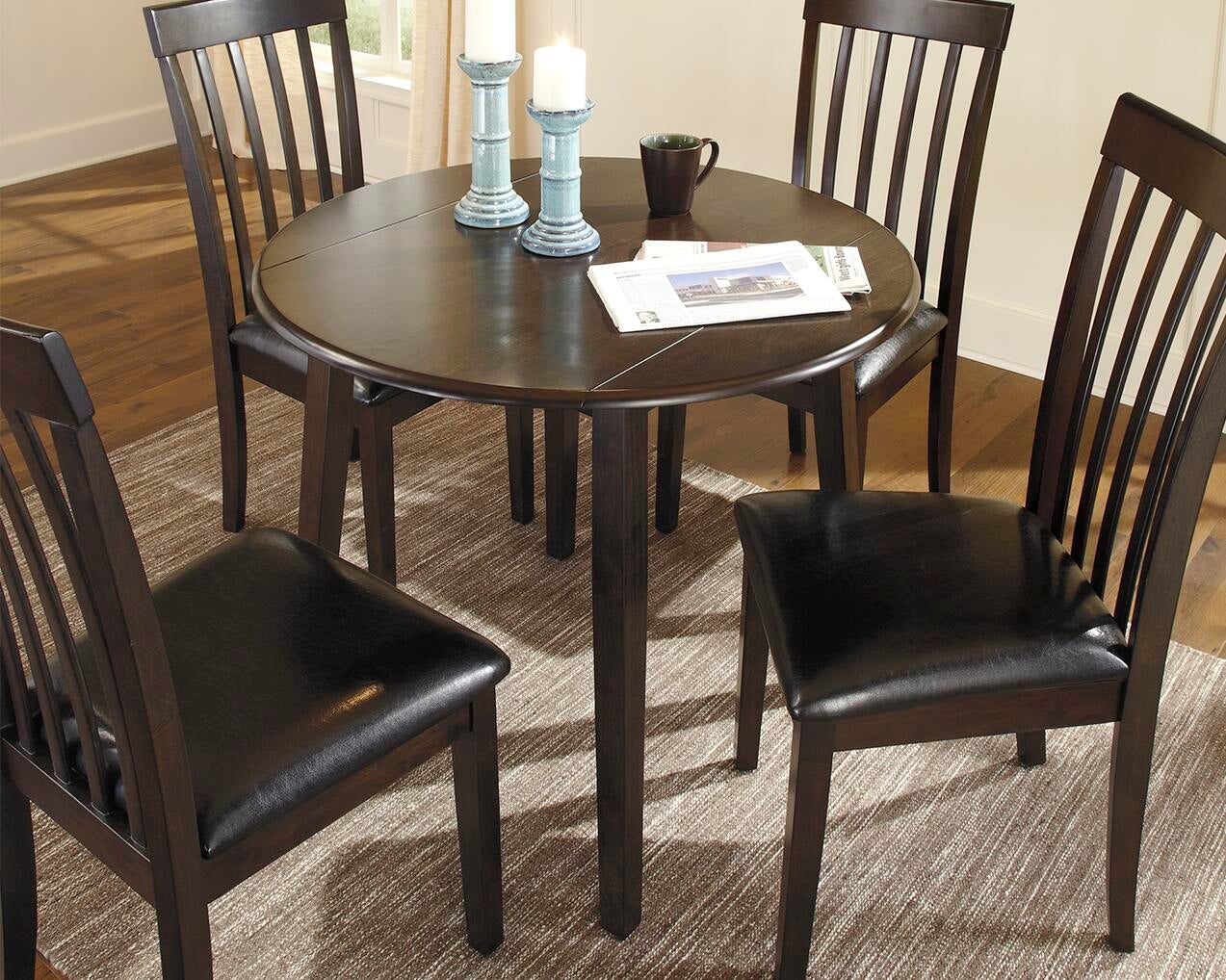 Hammis Round DRM Drop Leaf Table Signature Design by Ashley®