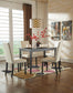 Kimonte Rectangular Dining Room Table Signature Design by Ashley®